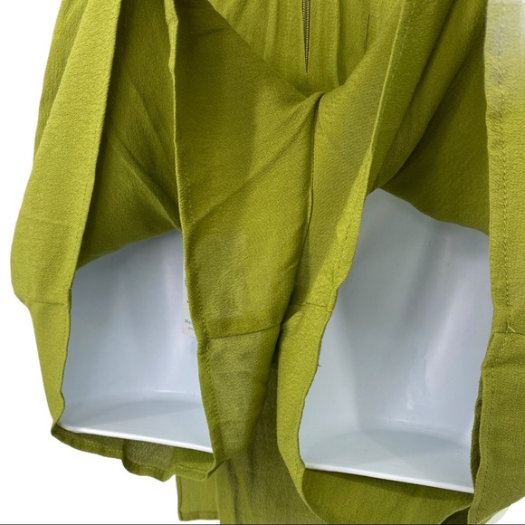 Show Me Your Mumu Romper Womens Small Green Elena Wrap Front Flutter Cap Sleeve - Picture 6 of 11